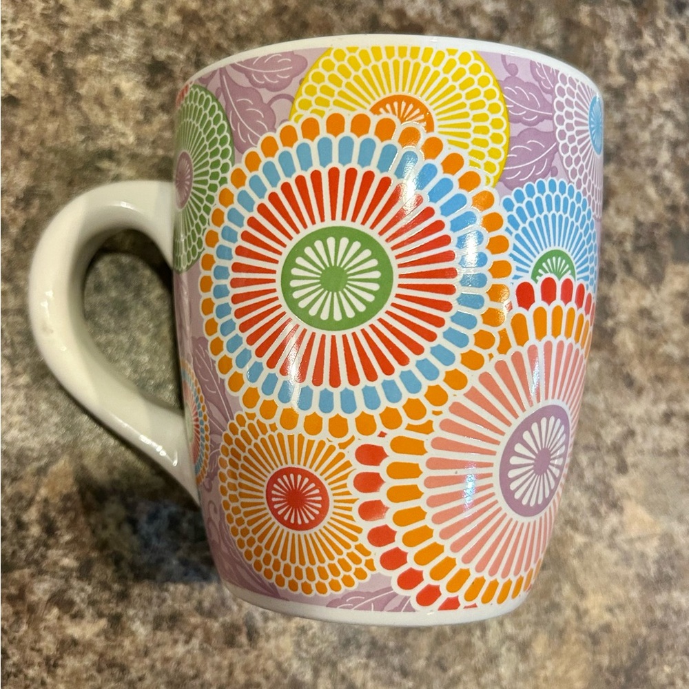 Colorful Floral Mug